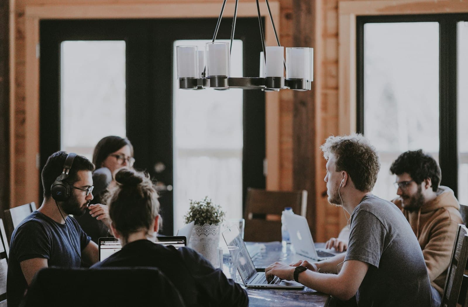 A working session — the conversation that starts the build